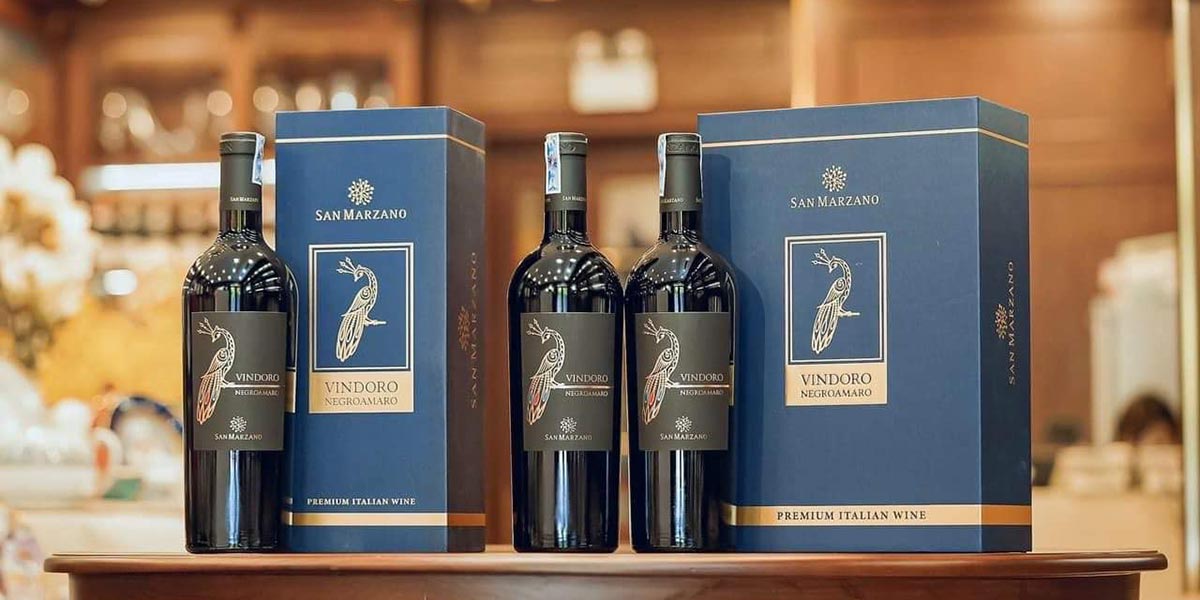 Rượu Vang Con Công Vindoro Negroamaro